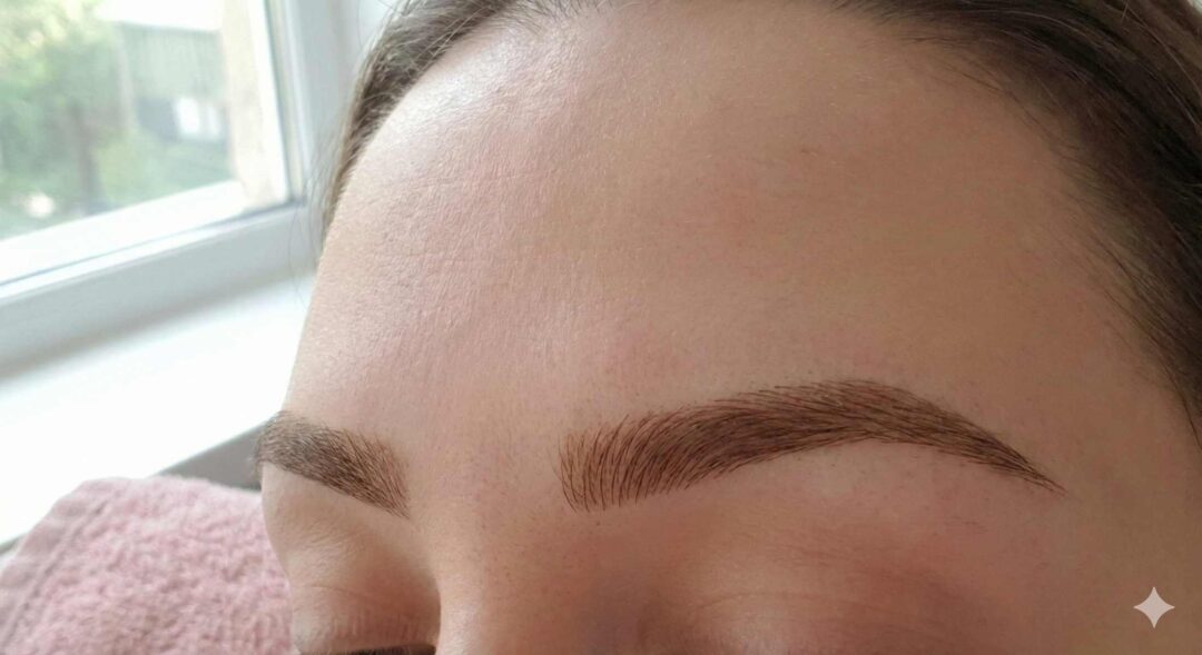 Microblading cicatrisation : resultat naturel de sourcils apres guerison complete