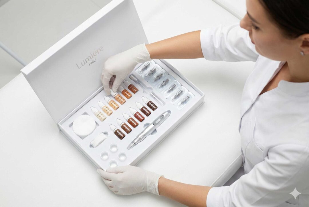 Formation en maquillage permanent : kit de demarrage pigments et dermographe professionnel