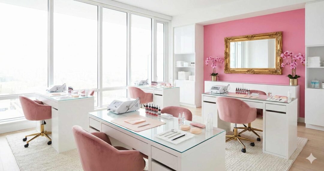 Formation maquillage permanent : espace de pratique professionnel equipe pour la dermopigmentation