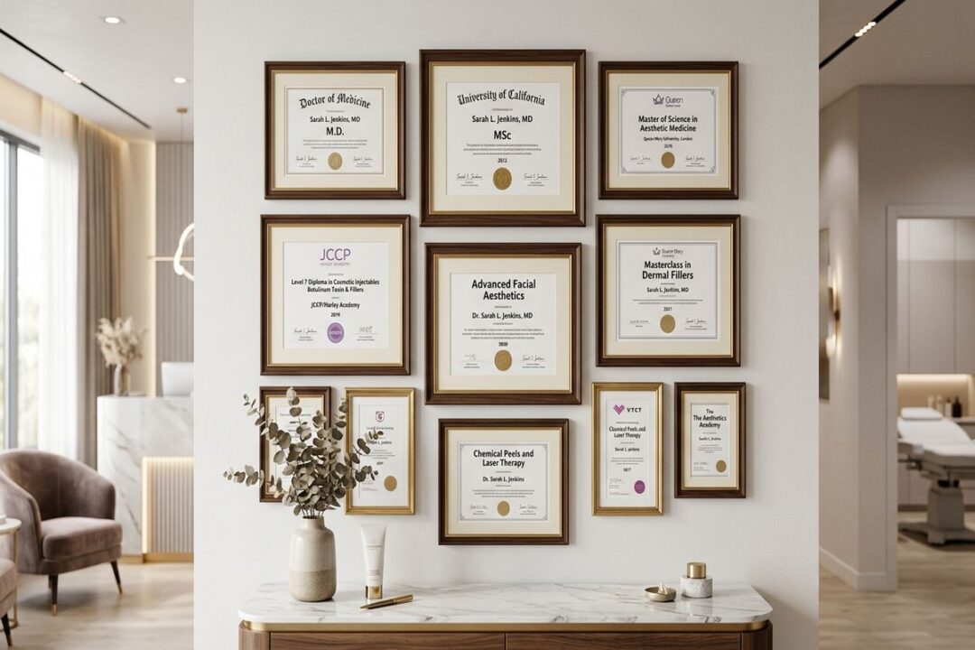 diplômes et certifications d'une praticienne spécialisée en dermopigmentation cheveux