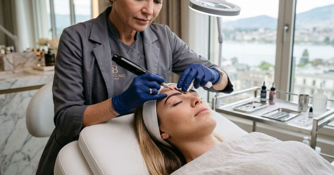 seance de maquillage permanent geneve en institut haut de gamme