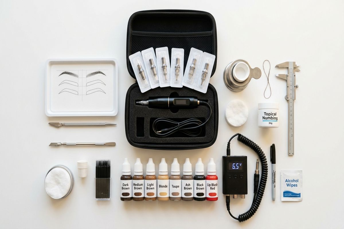 résultat microblading tarif : avant et après sourcils redessinés