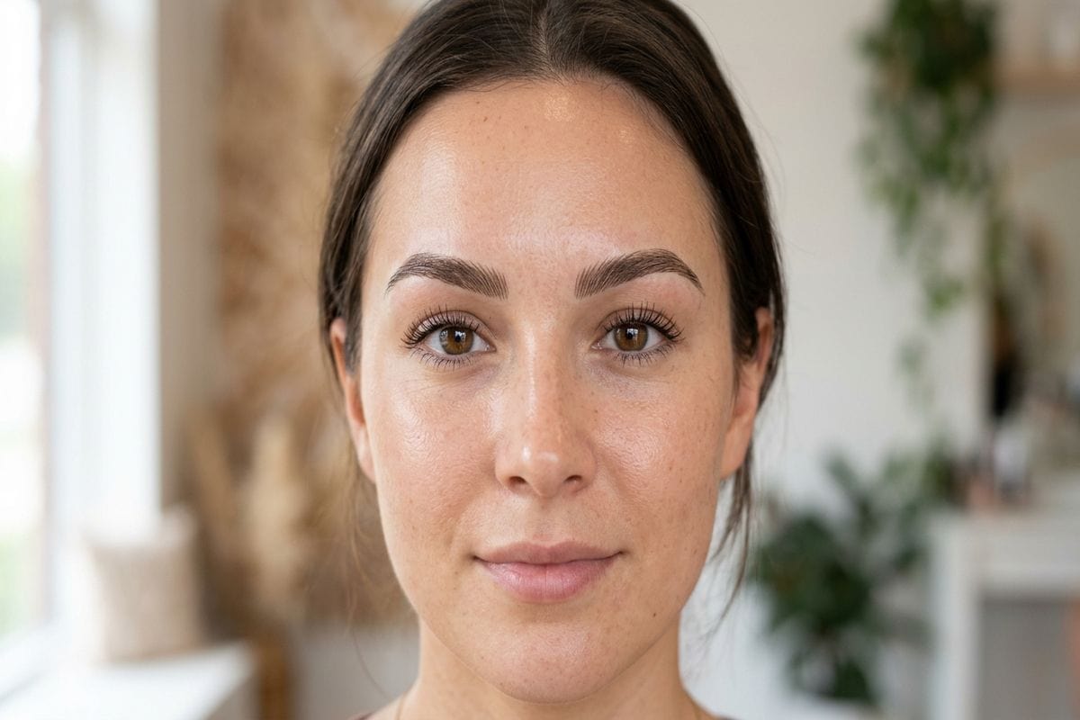 microblading tarif : praticienne experte au travail sur les sourcils