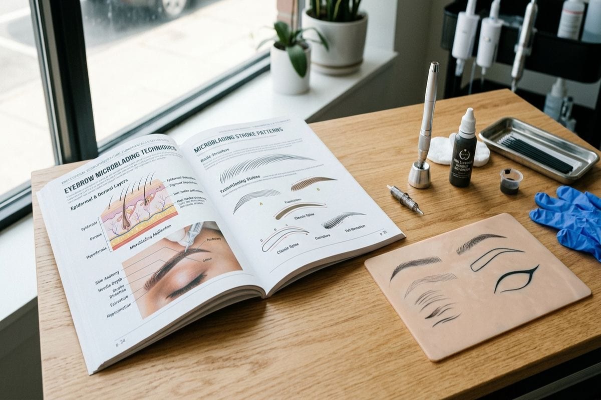 prix formation maquillage permanent : poste de travail professionnel stérile préparé