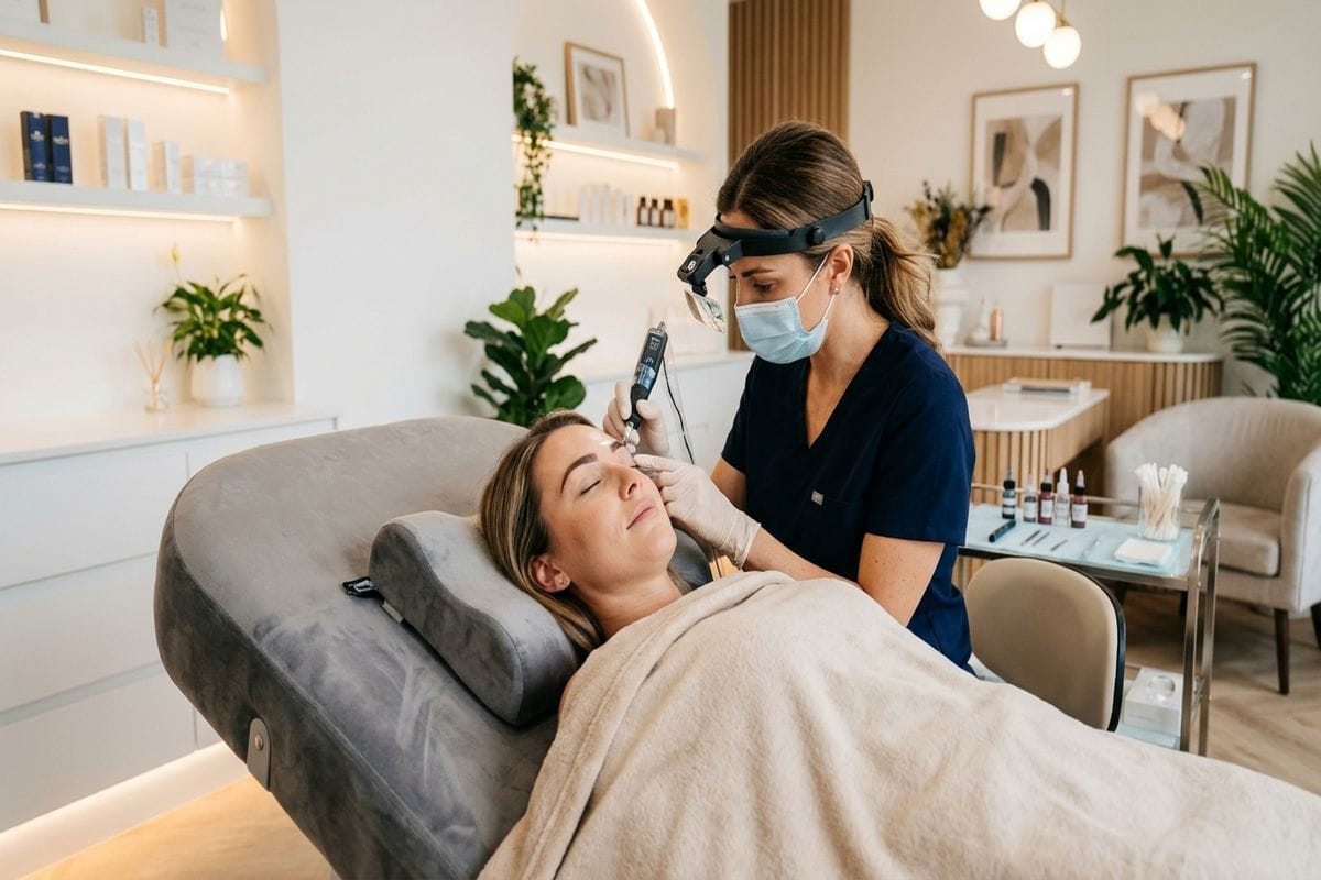 prix formation maquillage permanent : accueil dans un institut de dermopigmentation haut de gamme