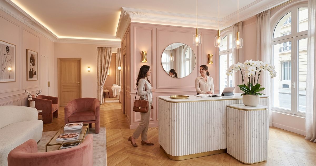 formation maquillage permanent paris : accueil dans un institut haut de gamme