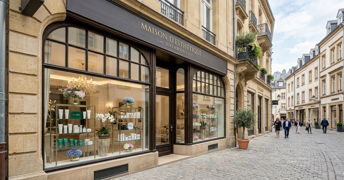 facade salon maquillage permanent Luxembourg rue quartier premium Grand-Duche