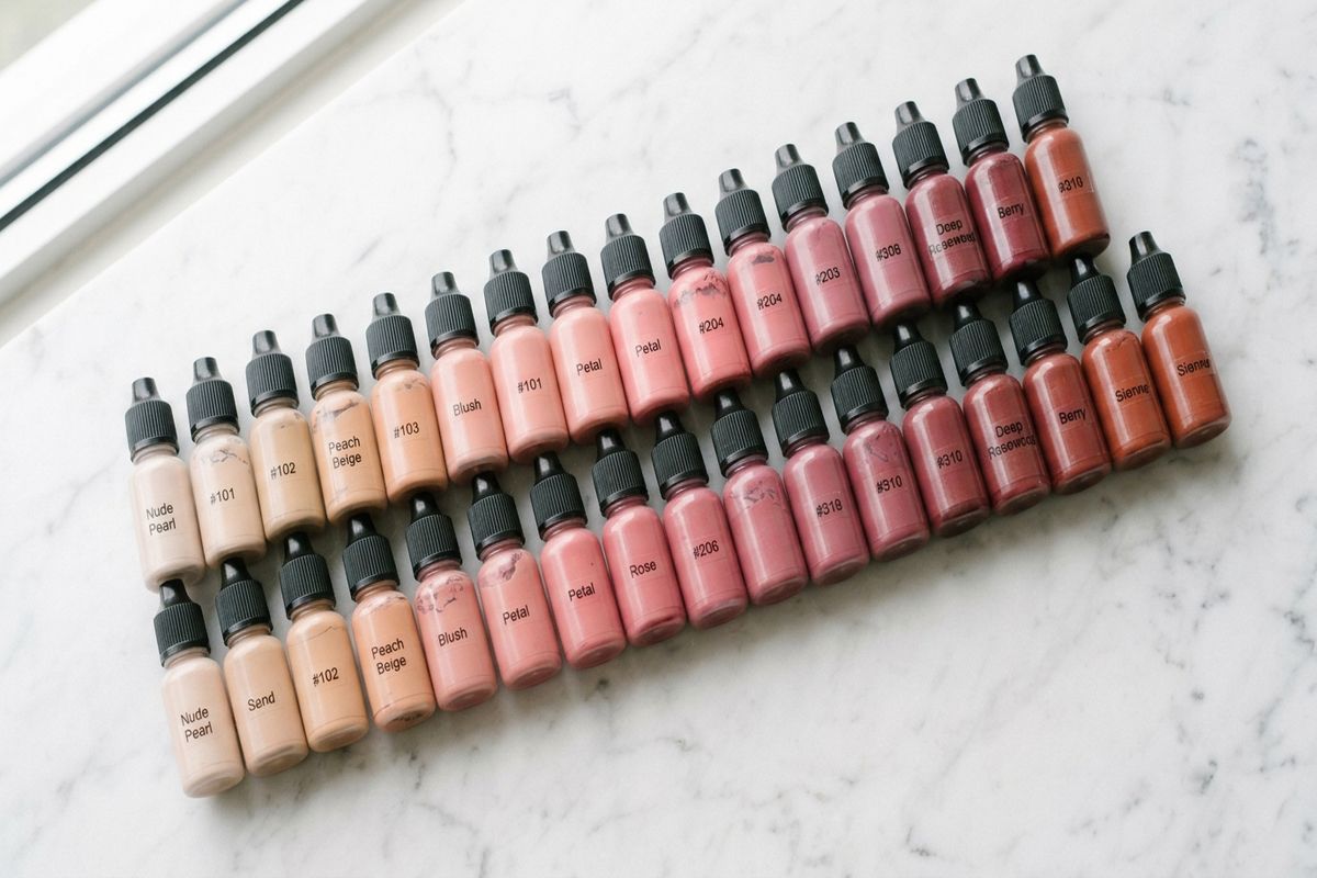 maquillage semi permanent : dessin du patron avant séance par la praticienne