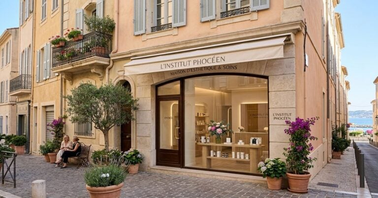 facade salon cours dermopigmentation marseille facades pastels mediterraneennes lumiere du sud