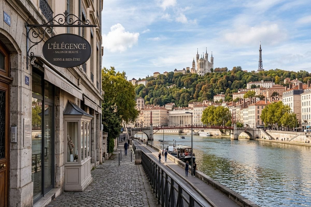 formation microblading lyon : façade d'un centre de formation dermopigmentation à Lyon