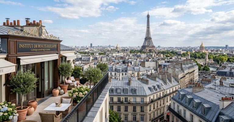 microblading paris panorama Tour Eiffel salon esthetique haut de gamme