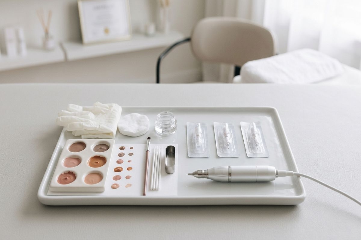 dermopigmentation cicatrice prix : nuancier pigments et protocole sterile