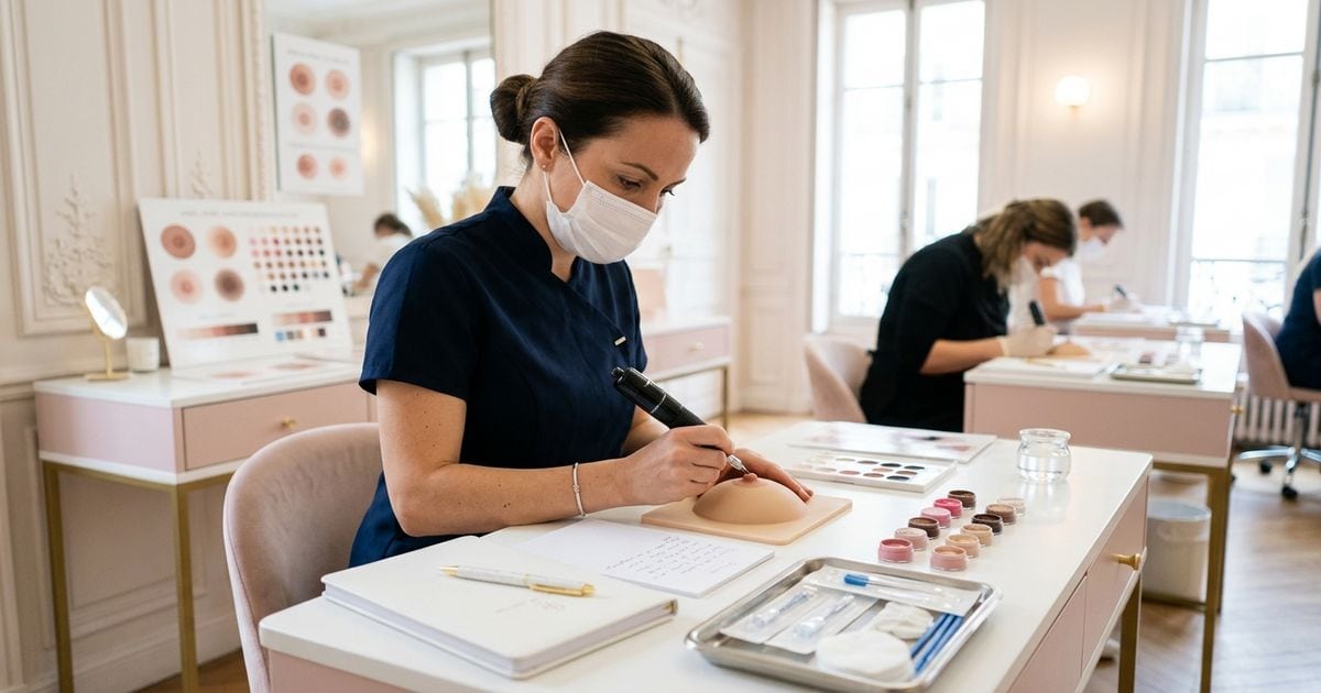 formation dermopigmentation réparatrice paris : apprentissage réparateur premium