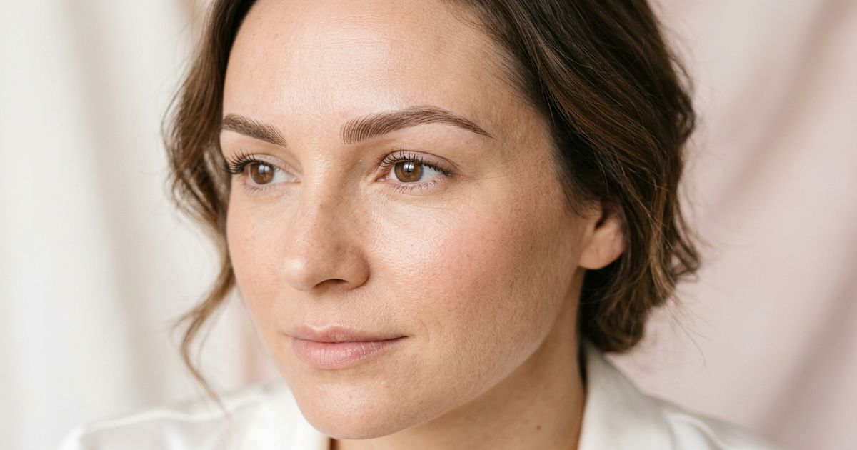 microblading naturel : résultat sourcils subtil et cicatrisé